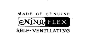 NINO FLEX MADE OF GENUINE SELF VENTILATING logo