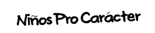 NINOS PRO CARACTER logo
