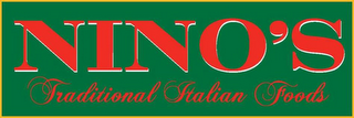 NINO'S TRADITIONAL ITALIAN FOODS logo