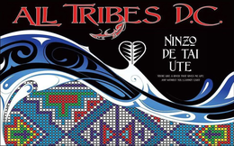 NINZO DE TAI UTE ALL TRIBES D.C. YOURE, LIKE A RIVER THAT GIVES ME LIFE, AND WITHOUT YOU I CANNOT EXIST logo