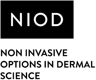 NIOD NON INVASIVE OPTIONS IN DERMAL SCIENCE logo