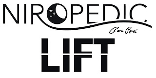 NIROPEDIC LIFT RON PETE logo