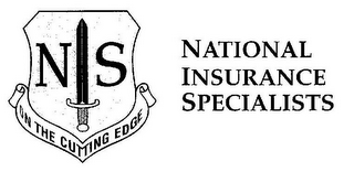 NIS NATIONAL INSURANCE SPECIALISTS ON THE CUTTING EDGE logo