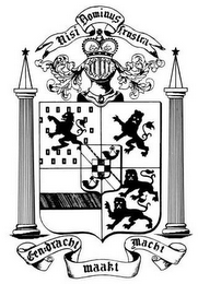 NISI DOMINUS FRUSTRA, EENDRACHT MAAKT MACHT logo