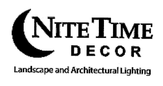 NITE TIME DECOR LANDSCAPE AND ARCHITECTURAL LIGHTING logo