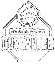 NITELOCK SYSTEM GUARANTEE 12 logo