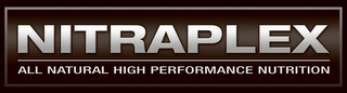 NITRAPLEX ALL NATURAL HIGH PERFORMANCE NUTRITION logo