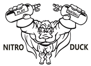 NITRO DUCK PLAY PAINTBALL logo