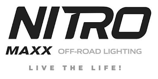 NITRO MAXX OFF-ROAD LIGHTING LIVE THE LIFE! logo