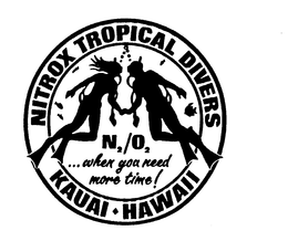 NITROX TROPICAL DIVERS N2/O2 ...WHEN YOU NEED MORE TIME! KAUAI HAWAII logo