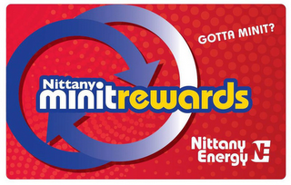 NITTANY MINITREWARDS GOTTA MINIT? NITTANY ENERGY logo