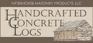 NITTERHOUSE MASONRY PRODUCTS, LLC HANDCRAFTED CONCRETE LOGS logo