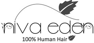 NIVA EDEN 100% HUMAN HAIR logo