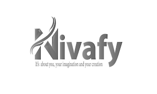 NIVAFY IT'S ABOUT YOU, YOUR IMAGINATION AND YOUR CREATION logo