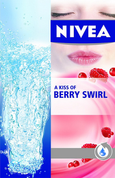 NIVEA A KISS OF BERRY SWIRL logo