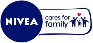 NIVEA CARES FOR FAMILY logo
