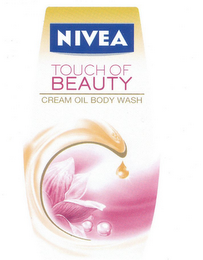 NIVEA TOUCH OF BEAUTY CREAM OIL BODY WASH logo