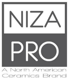 NIZA PRO A NORTH AMERICAN CERAMICS BRAND logo