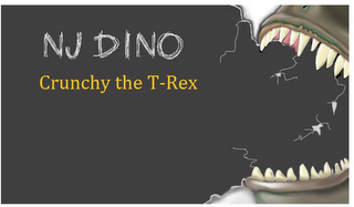 NJ DINO CRUNCHY THE T-REX logo