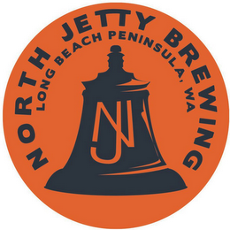 NJ NORTH JETTY BREWING LONG BEACH PENINSULA, WA logo