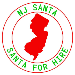 NJ SANTA SANTA FOR HIRE logo