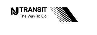 NJ TRANSIT THE WAY TO GO. logo