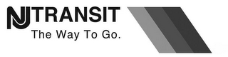 NJ TRANSIT THE WAY TO GO. logo