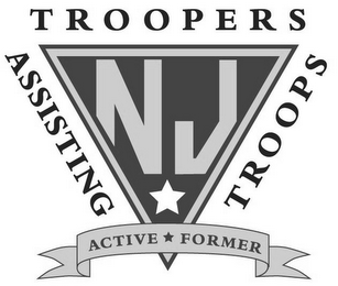 NJ TROOPERS ASSISTING TROOPS ACTIVE FORMER logo