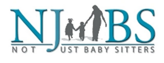 NJBS, NOT JUST BABY SITTERS logo