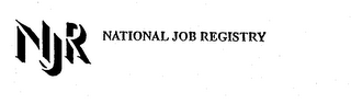 NJR NATIONAL JOB REGISTRY logo