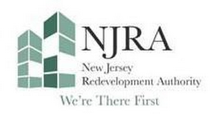 NJRA NEW JERSEY REDEVELOPMENT AUTHORITY WE'RE THE FIRST logo
