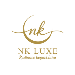 NK NK LUXE RADIANCE BEGINS HERE logo