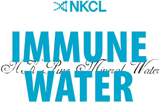 NKCL IMMUNE WATER NK PURE MINERAL WATER logo