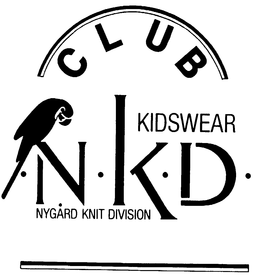 N.K.D. CLUB KIDSWEAR NYGARD KNIT DIVISION LOS ANGELES.NEW YORK.TORONTO.HONG KONG logo