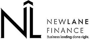 NL NEWLANE FINANCE BUSINESS LENDING DONE RIGHT. logo