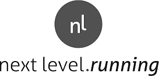 NL NEXT LEVEL.RUNNING logo