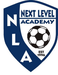 NLA NEXT LEVEL ACADEMY EST 1996 logo