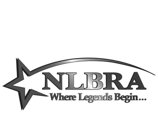 NLBRA WHERE LEGENDS BEGIN... logo