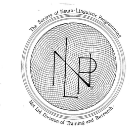 NLP THE SOCIETY OF NEURO-LINGUISTIC PROGRAMMING NOT LTD. DIVISION OF TRAINING AND RESEARCH logo