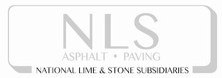 NLS ASPHALT · PAVING NATIONAL LIME & STONE SUBSIDIARIES logo