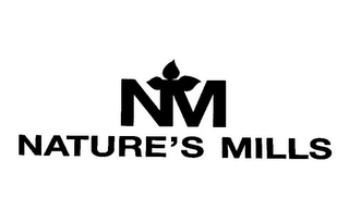 NM NATURE'S MILLS logo