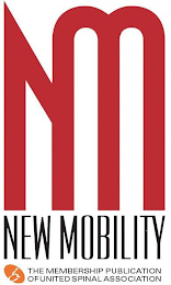 NM NEW MOBILITY THE MEMBERSHIP PUBLICATION OF UNITED SPINAL ASSOCIATION logo