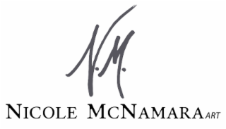 N.M. NICOLE MCNAMARA ART logo