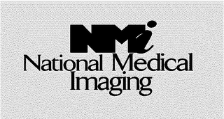 NMI NATIONAL MEDICAL IMAGING logo