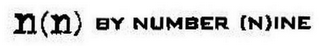 N(N) BY NUMBER (N)INE logo