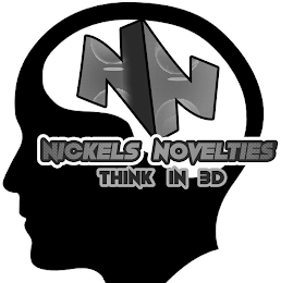 NN NICKELS NOVELTIES THINK IN 3D logo