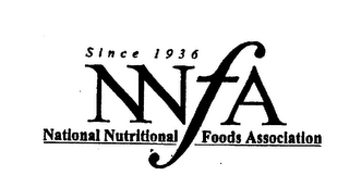 NNFA NATIONAL NUTRITIONAL FOODS ASSOCIATION SINCE 1936 logo