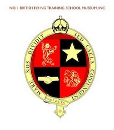 NO. 1 BRITISH FLYING TRAINING MUSEUM, INC. MARE NOS  DIVIDIT SED CAELA CONJUNGUNT logo
