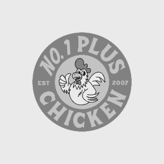 NO. 1 PLUS CHICKEN EST 2007 logo