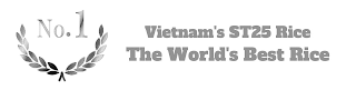 NO. 1 VIETNAM'S ST25 RICE THE WORLD'S BEST RICE logo